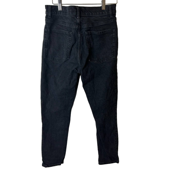 Reformation Jeans Serena High Skinny Jean Button Fly Wash Black Size 29 - Picture 6 of 8